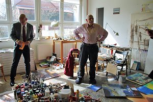 Beim Maler zu Besuch
