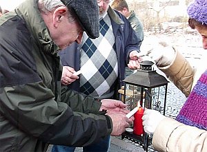 Friedenslicht in Sondershausen