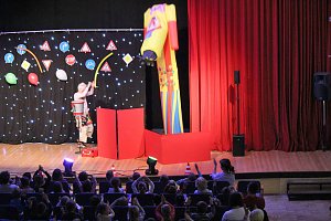 Mit Clown Hajo f&uuml;r mehr Sicherheit