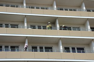 Brand auf Balkon in Sondershausen