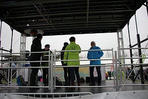 Schnee und K&auml;lte beim Kyffh&auml;usder Berglauf