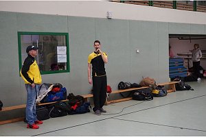 Abschluss beim Volleyball