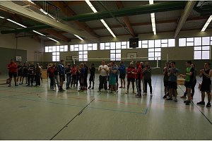 Abschluss beim Volleyball