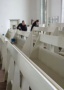 Kirche blitzblank geputzt