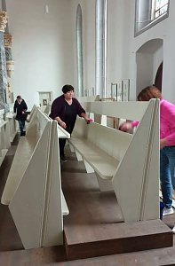Kirche blitzblank geputzt
