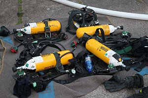 Dachstuhlbrand in Sondershausen Bebra
