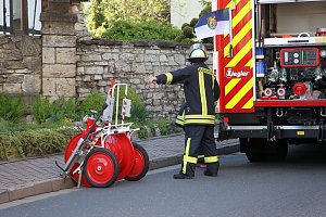 Scheunenbrand in Gro&szlig;furra