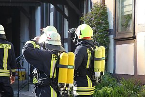 Scheunenbrand in Gro&szlig;furra
