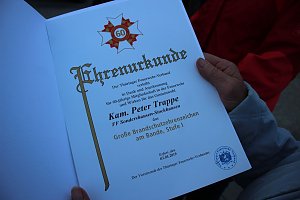 Zum Geburtstag Kamerad geehrt
