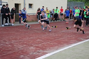 Leichtathleten im Wettkampf
