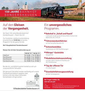Bahnhofsfest in Sondershausen