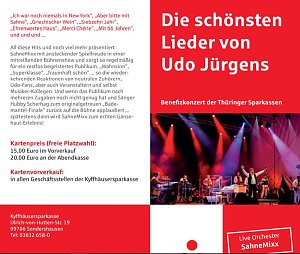 11. Benefizkonzert der Thüringer Sparkassen