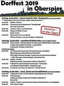 Dorffest in Oberspier