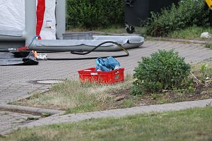 Wei&szlig;es Pulver sorgt f&uuml;r Aufregung