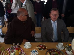 Ramelow im Kloster
