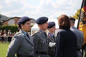Feierliche Vereidigung in Berka