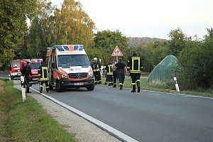 Motorradunfall auf der L1033