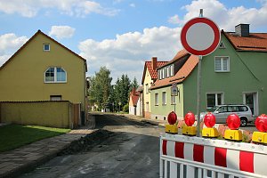 Straßensperrung aktiv