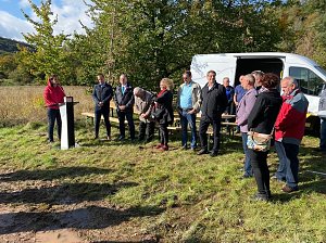 Spatenstich f&uuml;r neuen Radweg