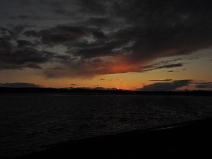 Abendstimmung am Stausee Kelbra