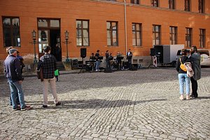 An der Musik "geschnuppert"