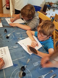 Eine Zeitreise der Klasse 4