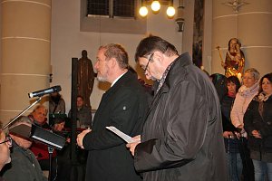 Friedensgebet mit Friedensmarsch