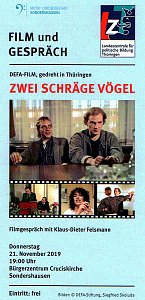 DEFA- Filmabend Zwei schräge Vögel