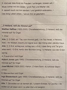 Adventliches Singen in Sondershausen