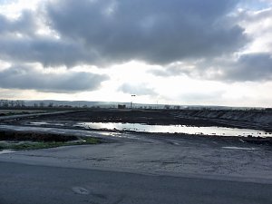 Autobahnbaustelle A71 bei Artern