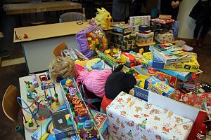 Wieder ein Berg voll Spielzeug