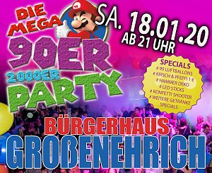 Die Mega 90er/2000er Jahre Party