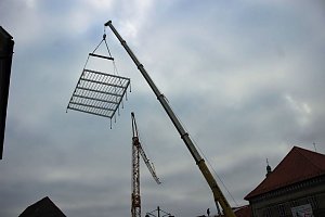 Dachger&uuml;st wird aufgesetzt