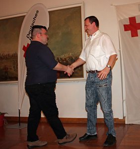 Pr&uuml;fung als Sanit&auml;ter bestanden