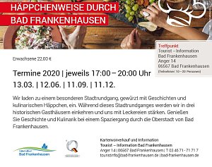 Kulinarische Stadtf&uuml;hrung durch Bad Frankenhausen