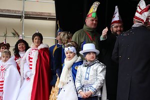 Rosenmontag auf dem Markt Sondershausen