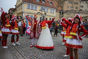 Rosenmontag auf dem Markt Sondershausen