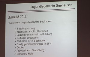 Gemeinsame Jahreshauptversammlung der FFW Bad Frankenhausens