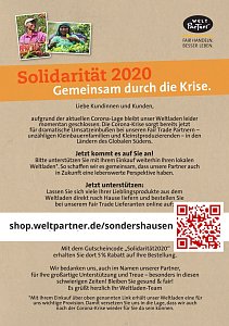 Fair Einkaufen weiterhin m&ouml;glich!