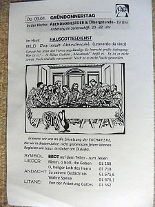 Neue Wege beim Gottesdienst