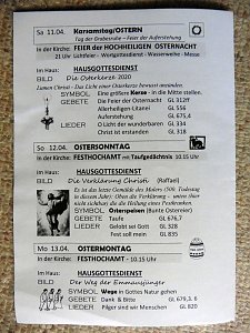 Neue Wege beim Gottesdienst