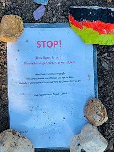Bad Frankenh&auml;user waren im Kurpark kreativ