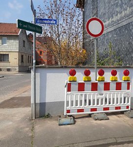 Ab Dienstag Straße gesperrt