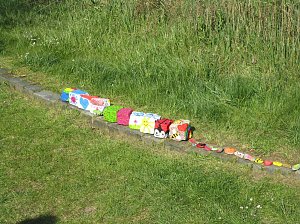Auch in Artern wird "gemalt"