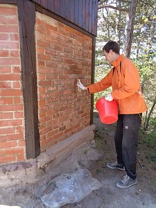 Renovierungsarbeiten an der Schutzh&uuml;tte Hornungsh&ouml;he