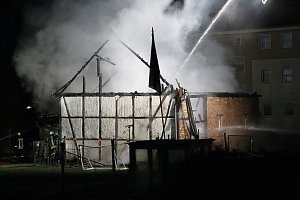 Scheune ausgebrannt