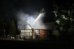 Scheune ausgebrannt
