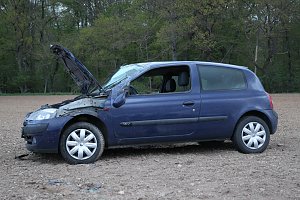 Nach Unfall ins Krankenhaus