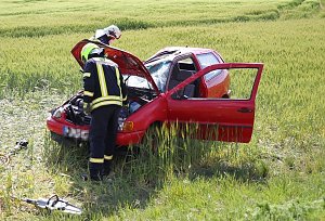 Schwerer Verkehrsunfall auf der B4