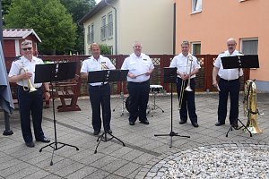 Pop Up Konzert des PMK im Seniorenwohnpark Sondershausen